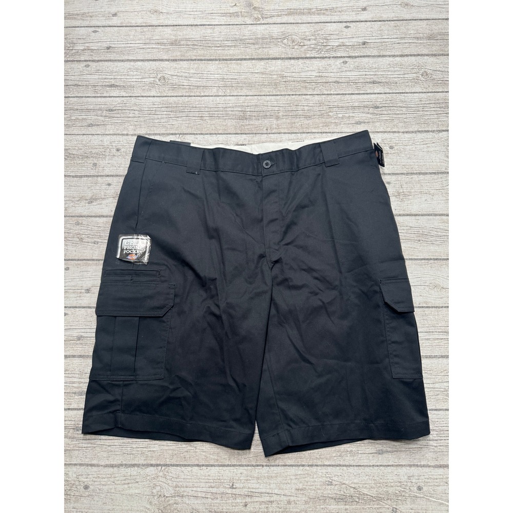 NEW Dickies Cargo Shorts Men's 42 Black Regular Fit Tactical Workwear Utility